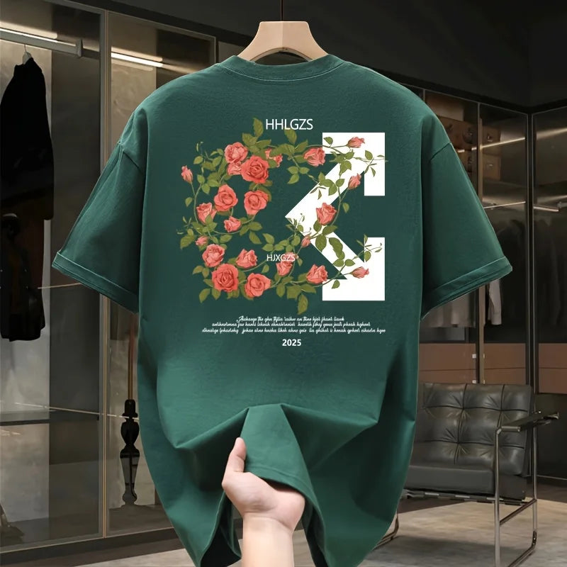 Black Floral Graphic Tee